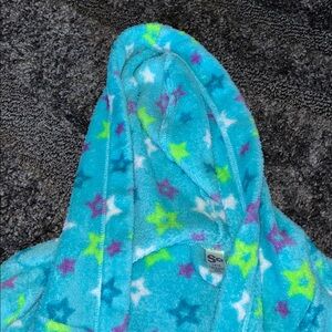 Bathrobe size 14 - 16 Colorful Star Patterned EUC